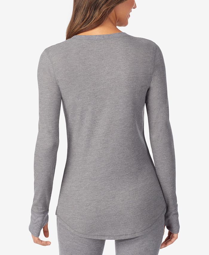 Cuddl Duds Women's Stretch Thermal Henley Top & Reviews Shop Tights & Pantyhose Women Macy's