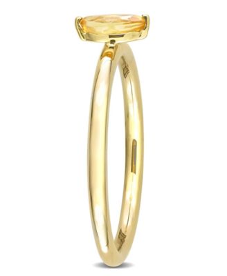 Marquise-Cut Yellow Sapphire (1/3 ct. t.w.) Stackable Ring in 10K Yellow Gold