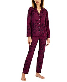 Women's Ultra-Soft Printed Packaged Pajama Set, Created for Macy's