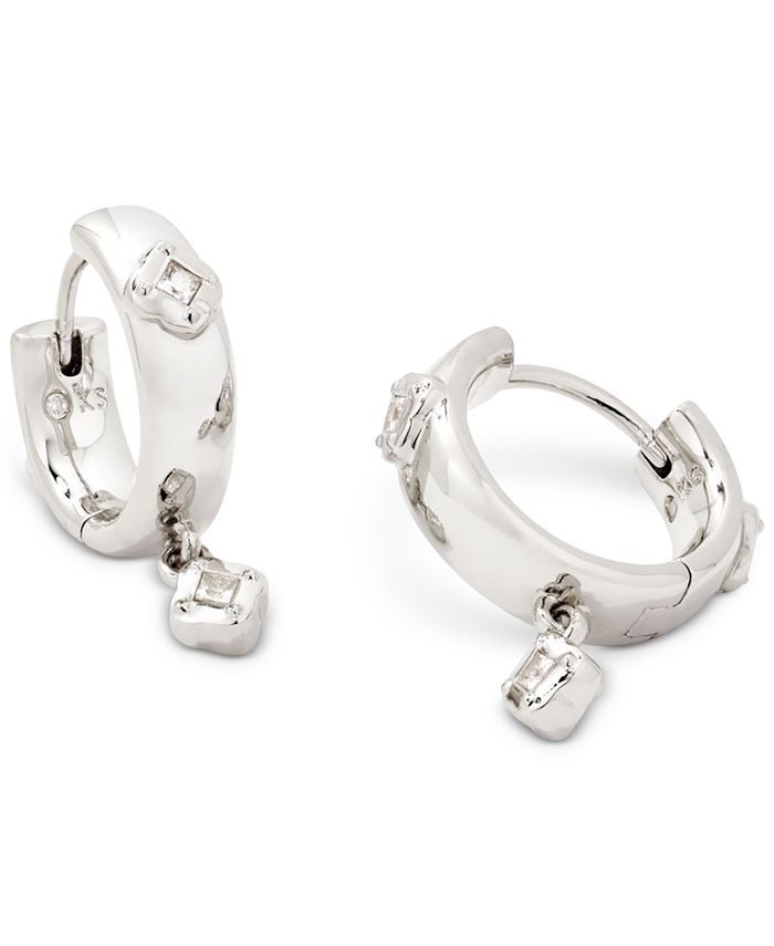 Kendra scott hoop earrings with charms top