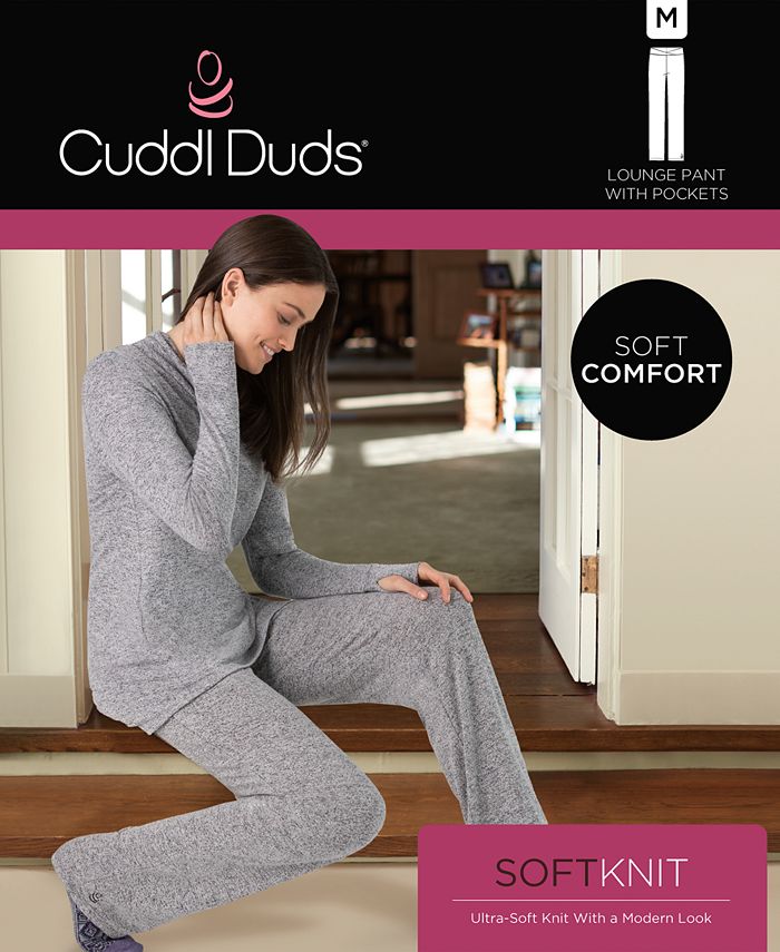 Cuddl Duds Plus Size Soft Knit Lounge Pants Macy's