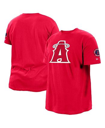 New Era Men's Red Los Angeles Angels City Connect Big and Tall T