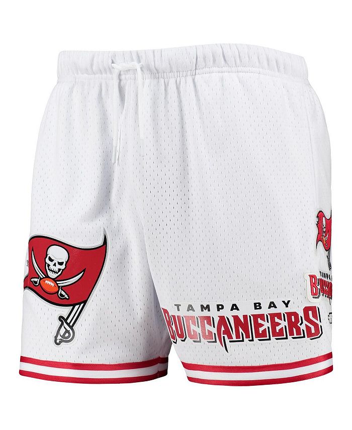 Pro Standard Men's White, Red Tampa Bay Buccaneers Mesh Shorts - Macy's