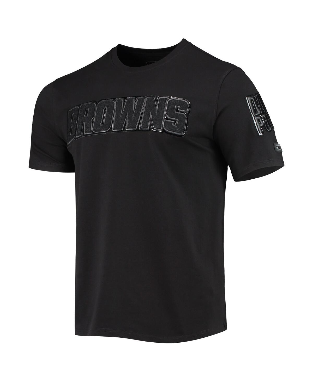 Shop Pro Standard Men's  Black Cleveland Browns Logo Pro Team Shirt