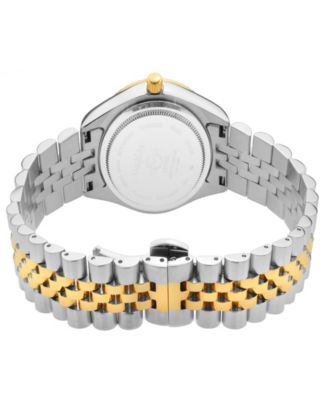 Women's Naples Swiss Quartz Two-Tone Stainless Steel Bracelet Watch 34mm
