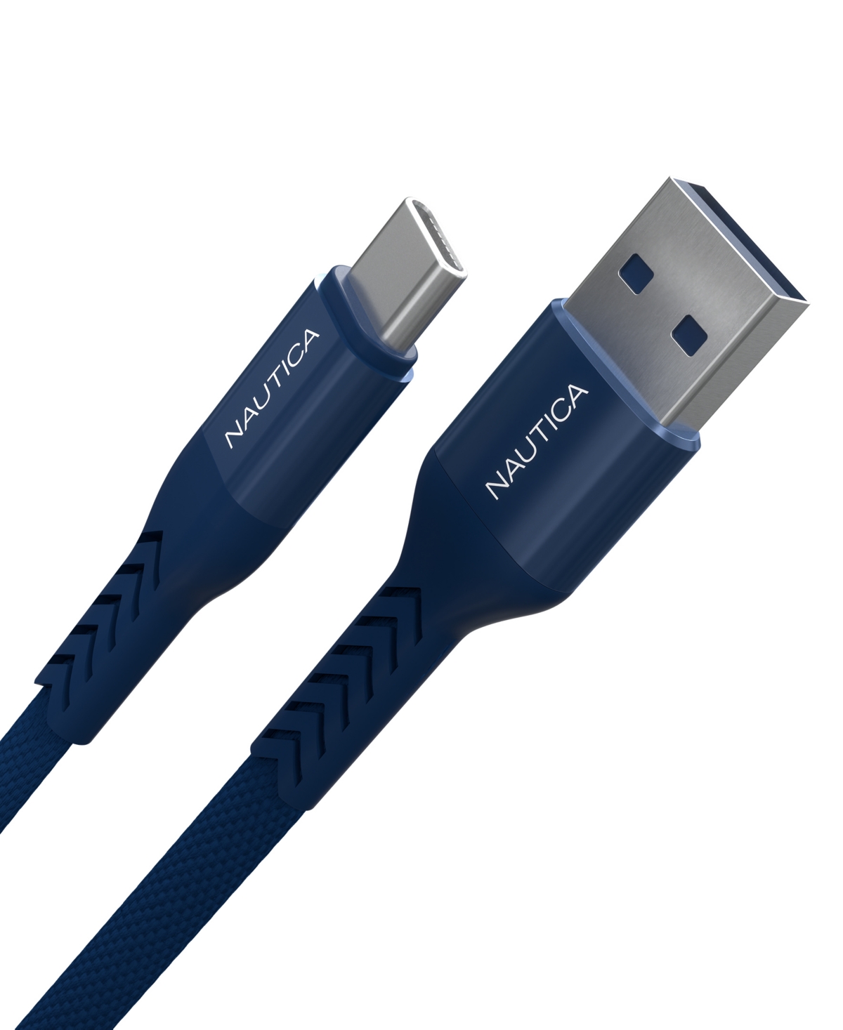 Nautica Usb A To Lighting Cable, Lighting To Usb A 2.4a Charging Cord, 4' In Navy