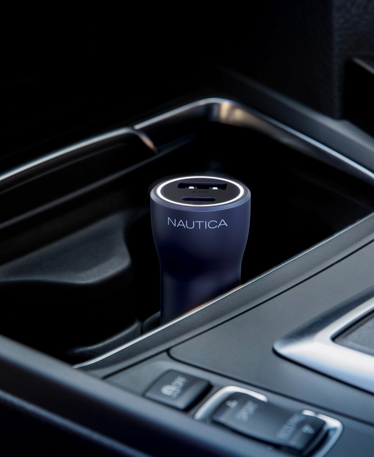 Nautica 38W Dual Port Cigarette Lighter Car Charger