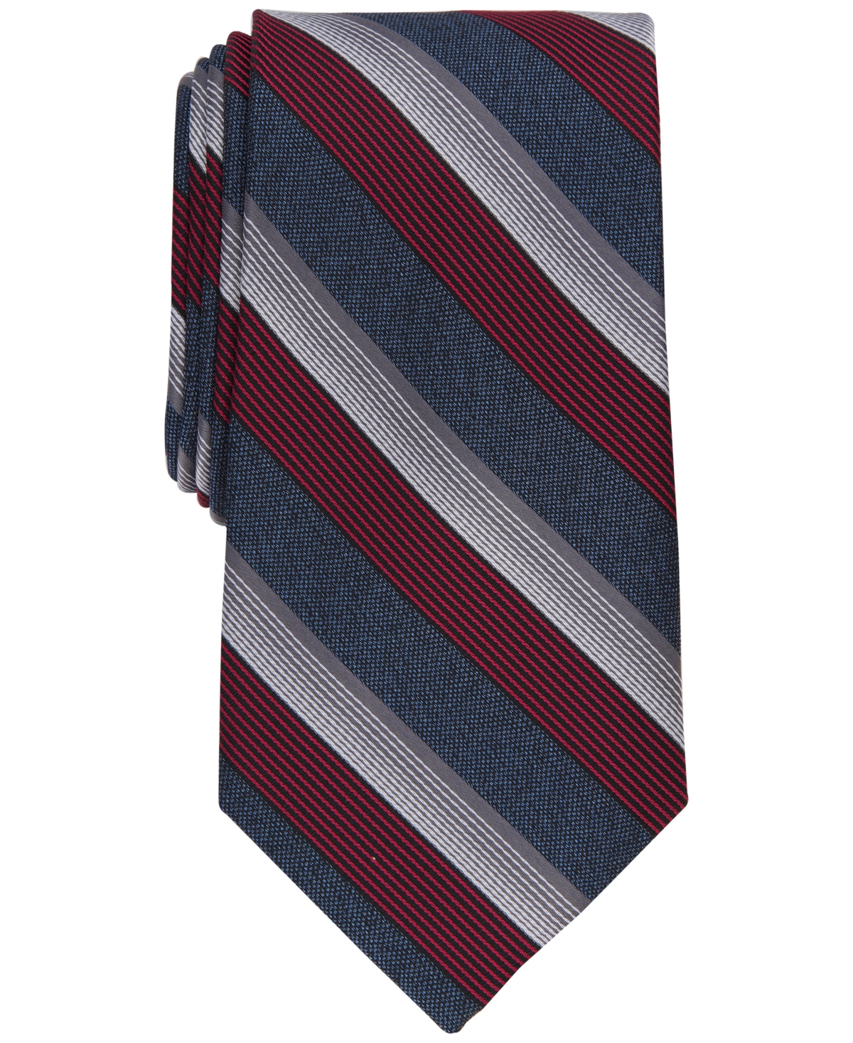 Men's Preston Classic Stripe Tie - Red