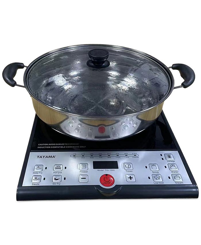 Tayama Ceramic Induction Hot Plate & Cooking Pot Macy's