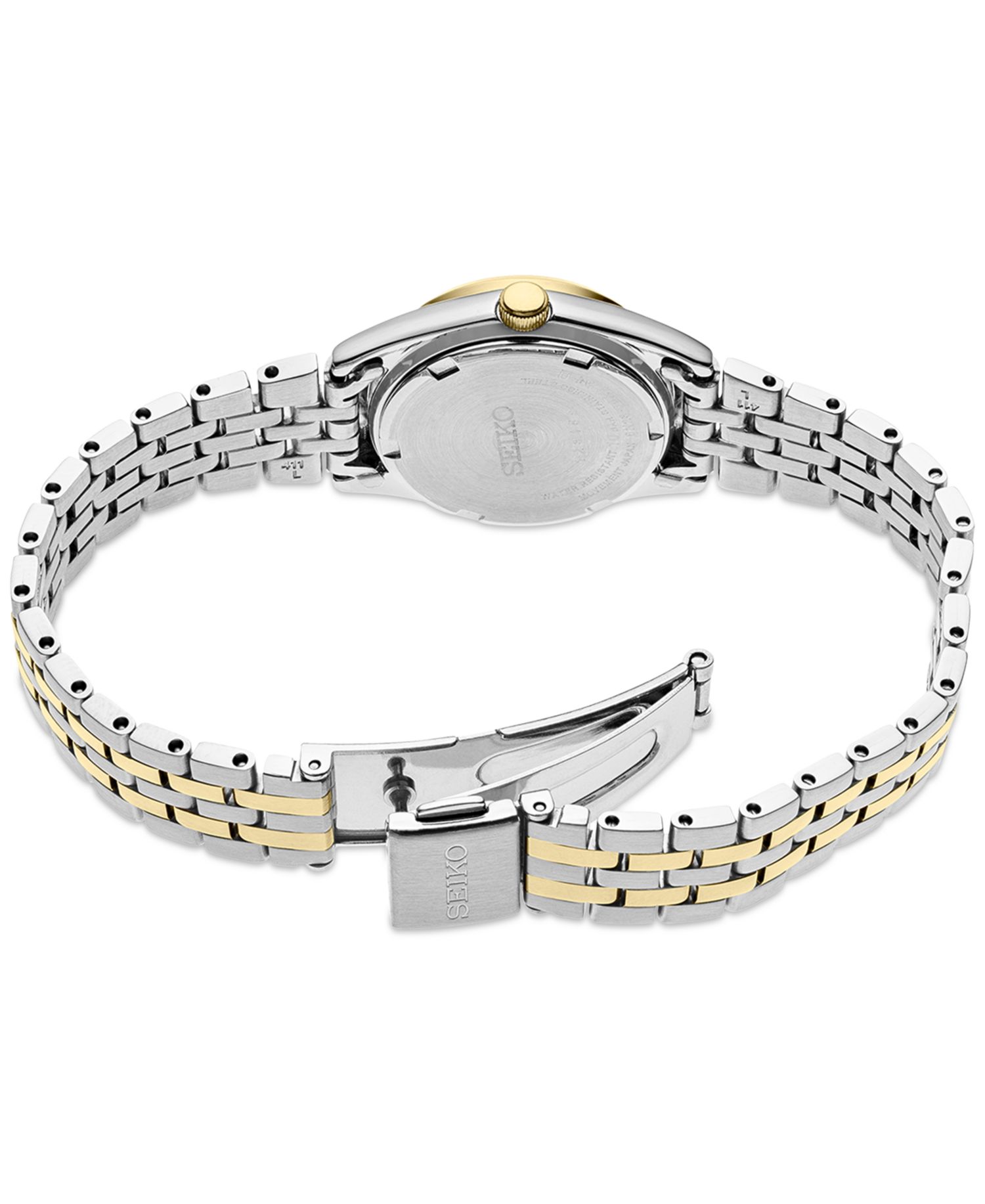 Women's Analog Essentials Two-Tone Stainless Steel Bracelet Watch 25mm