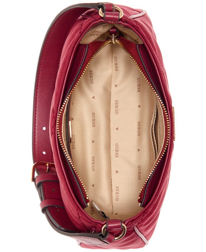 GUESS Little Bay Quilted Shoulder Bag & Reviews Handbags