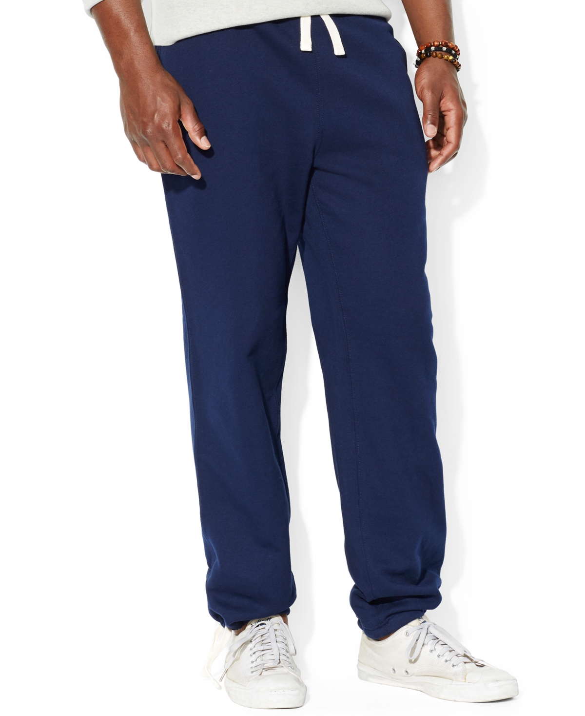 Polo Ralph Lauren Men's Cotton-Blend-Fleece Pants - Cruise Navy