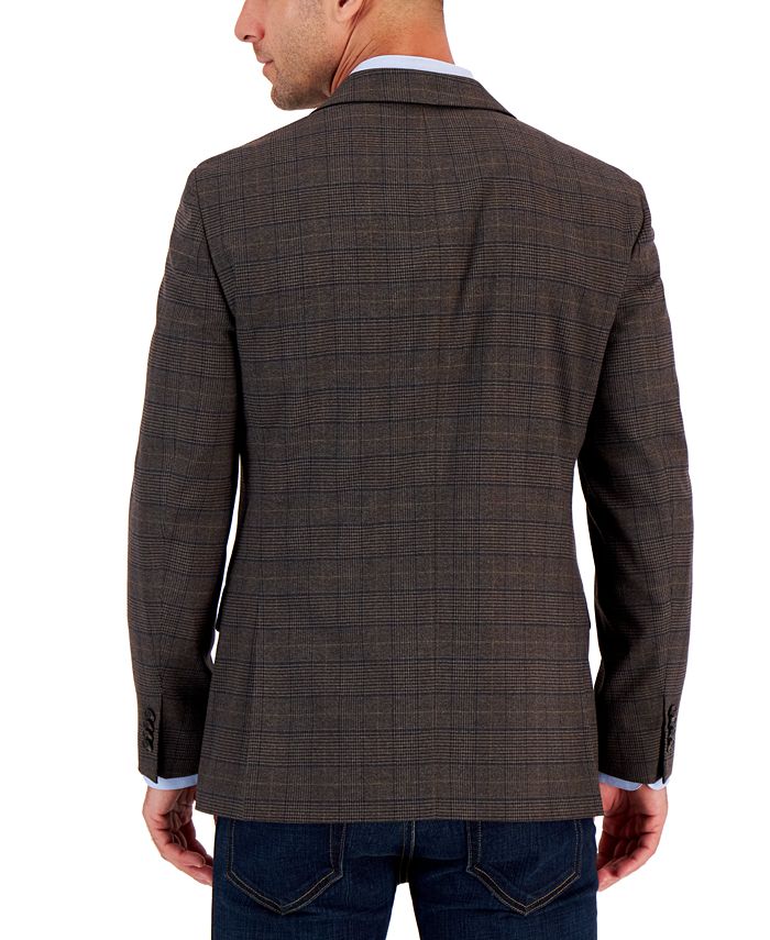 Tommy Hilfiger Men's ModernFit Plaid Sport Coat & Reviews Blazers