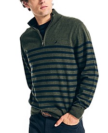 Men's Navtech Performance Stripe Quarter-Zip Sweater