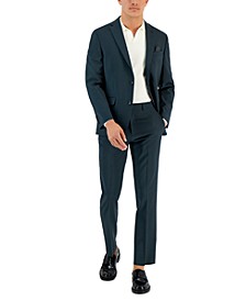 Men's Slim-Fit Emerald Green Suit Separates, Created for Macy's