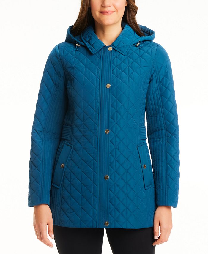udsultet beskyldninger garn Jones New York Women's Hooded Quilted Coat, Created for Macy's & Reviews -  Coats & Jackets - Women - Macy's