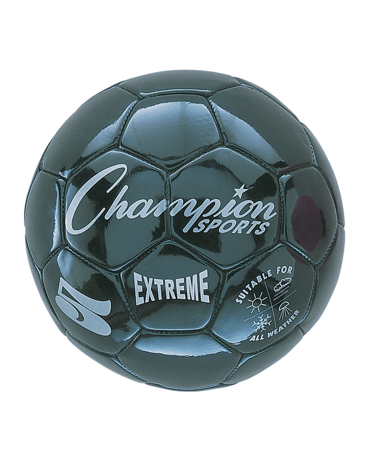 Champion Sports Extreme Soccer Ball In Black