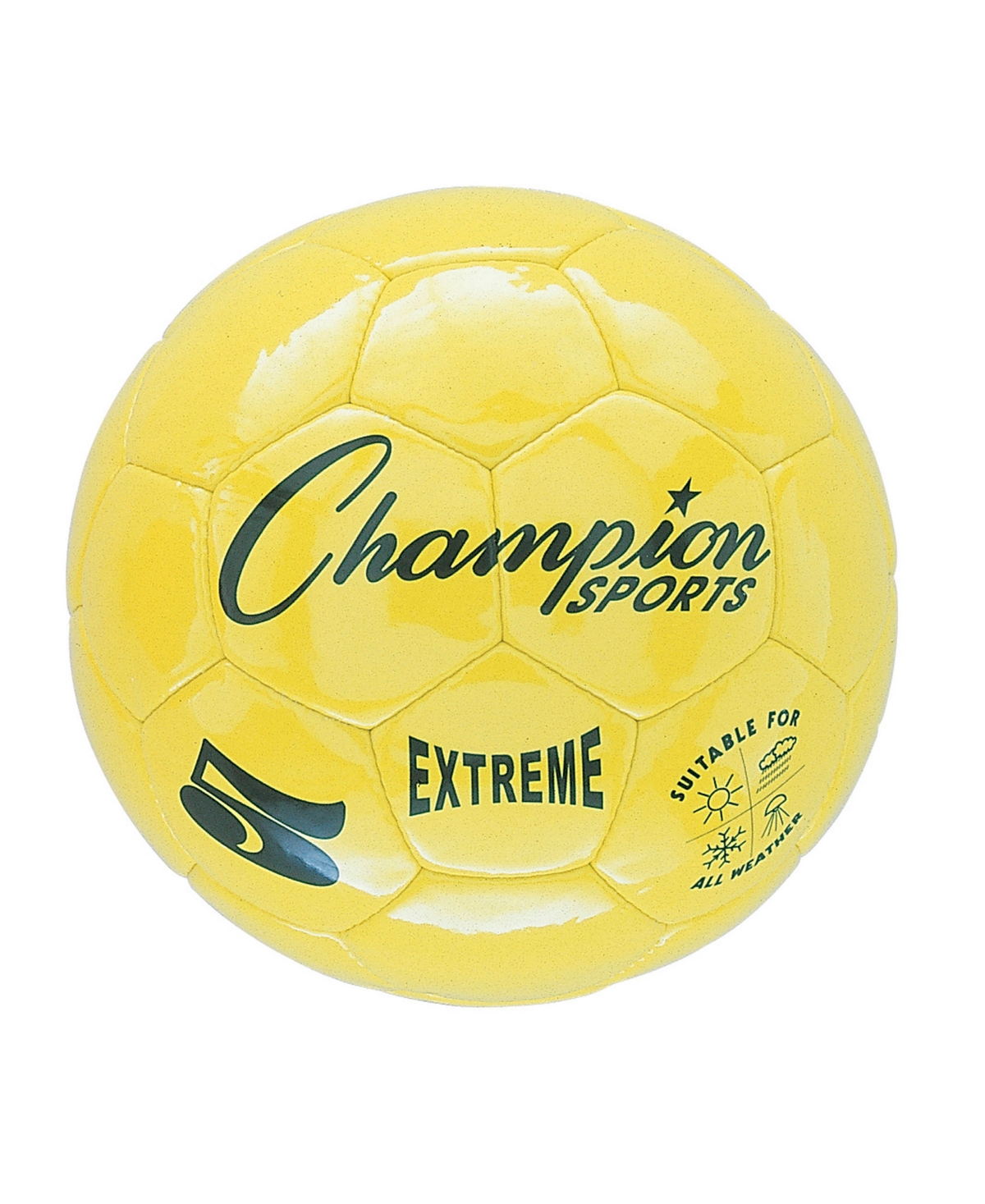 Champion Sports Extreme Soccer Ball In Yellow
