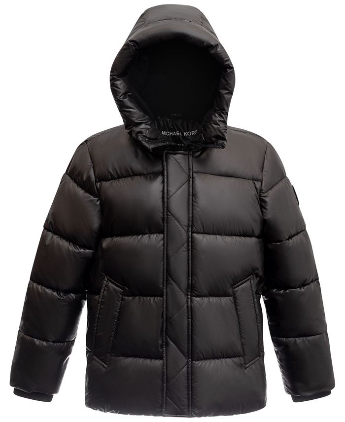 Michael Kors Big Boys Solid Puffer Jacket - Macy's