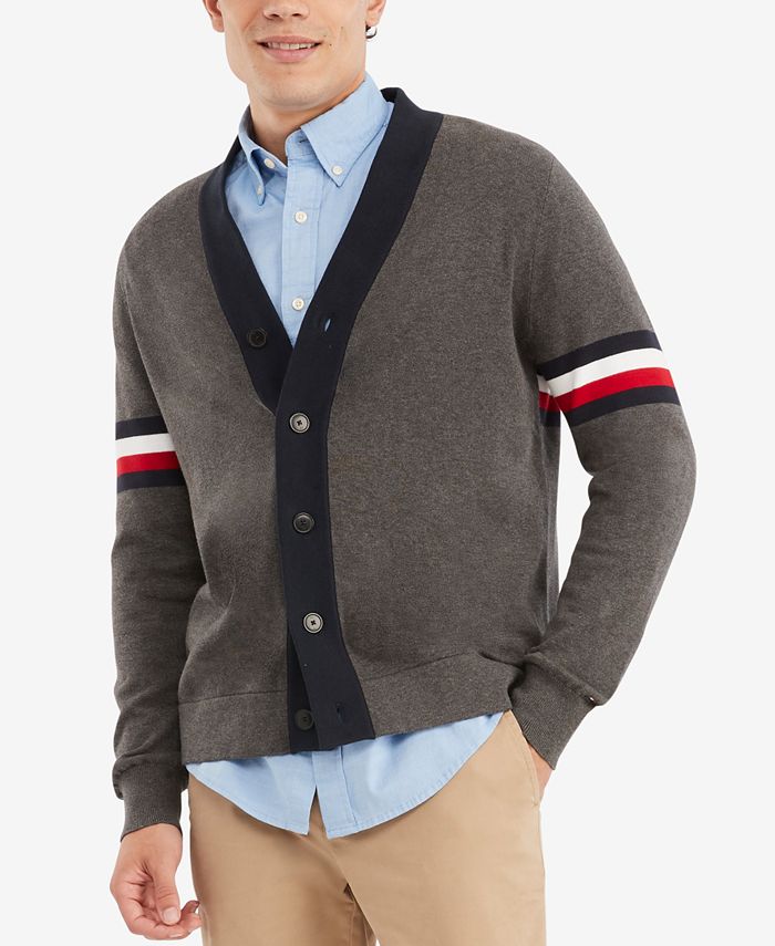 kupon Faret vild Dwell Tommy Hilfiger Men's Bill Signature Stripe Colorblocked Cardigan & Reviews  - Sweaters - Men - Macy's