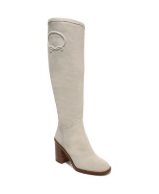 franco sarto knee high suede boots