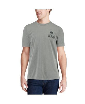 Men's Gray Colorado Buffaloes Comfort Colors Campus Icon T-shirt