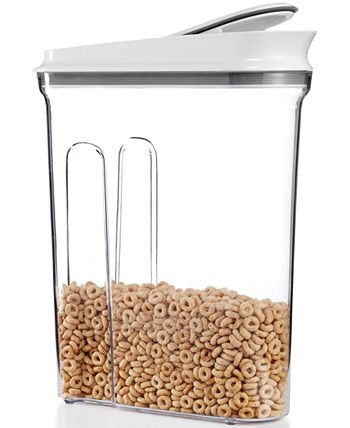 OXO Good Grips Kitchen Countertop Snack Cereal Dispenser Canister, 5.5  Quart 