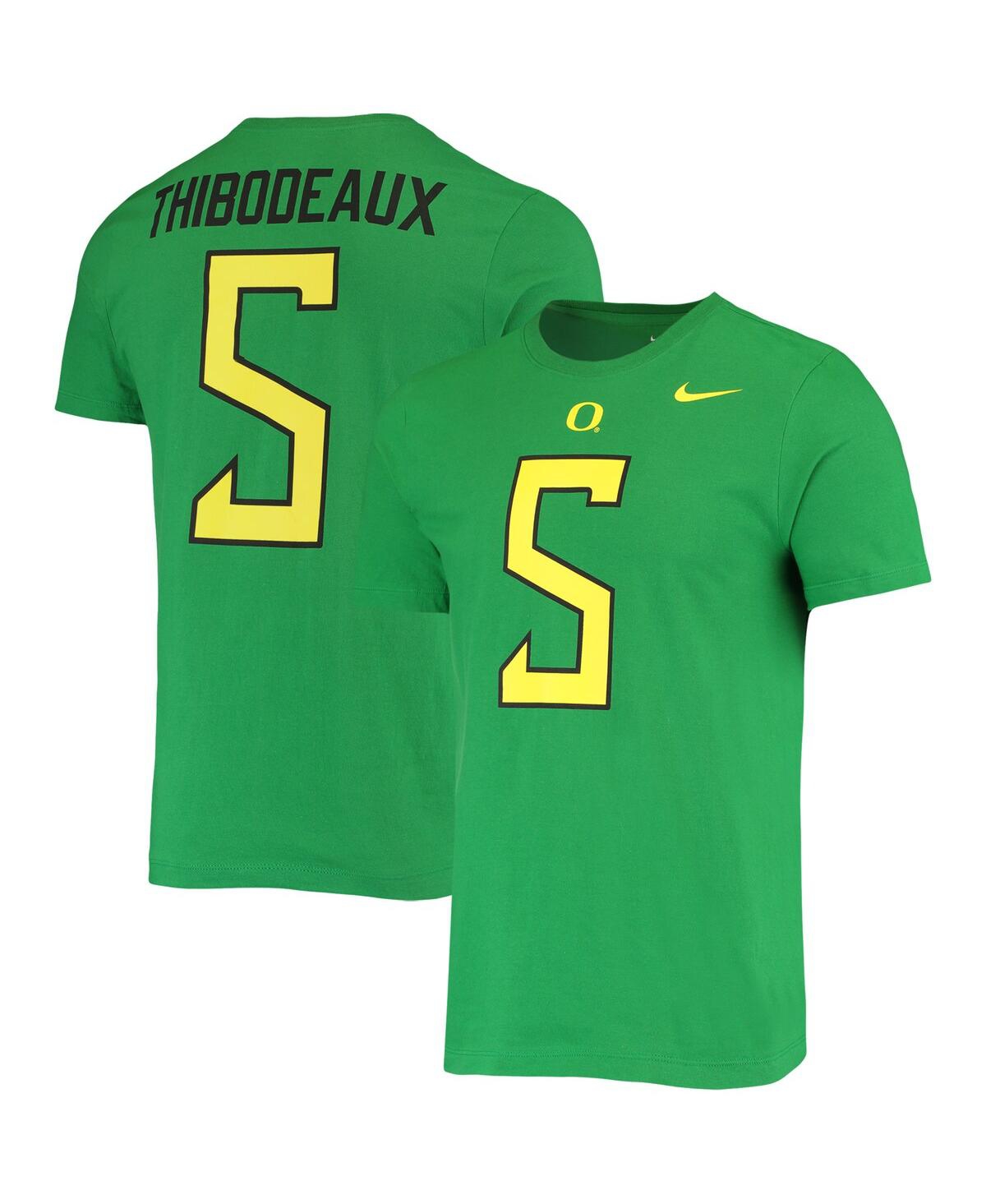 Shop Nike Men's  Kayvon Thibodeaux Green Oregon Ducks 2022 Nfl Draft Name And Number T-shirt