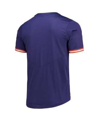 Men's Purple Clemson Tigers Replica Baseball Jersey