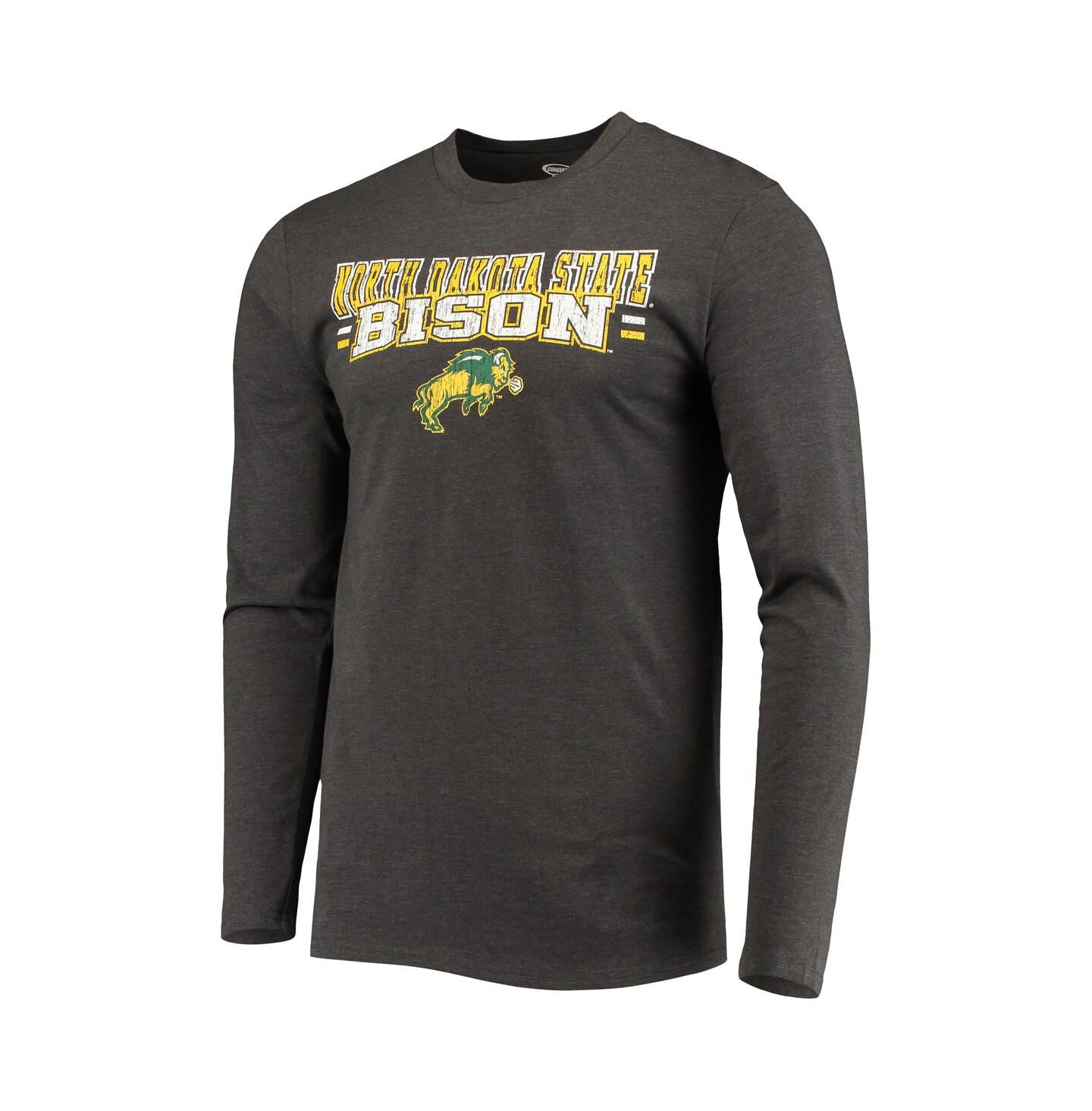 Мужская пижама Concepts Sport Ndsu Bison Meter, Green/Heathered Charcoal — фото 3