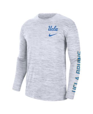 Men's White UCLA Bruins Velocity Legend Team Performance Long Sleeve T-shirt