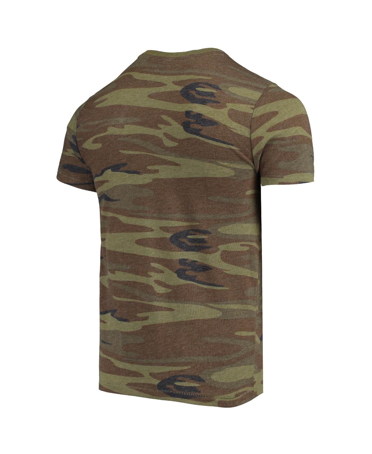 Shop Alternative Apparel Men's  Camo Washington State Cougars Arch Logo Tri-blend T-shirt