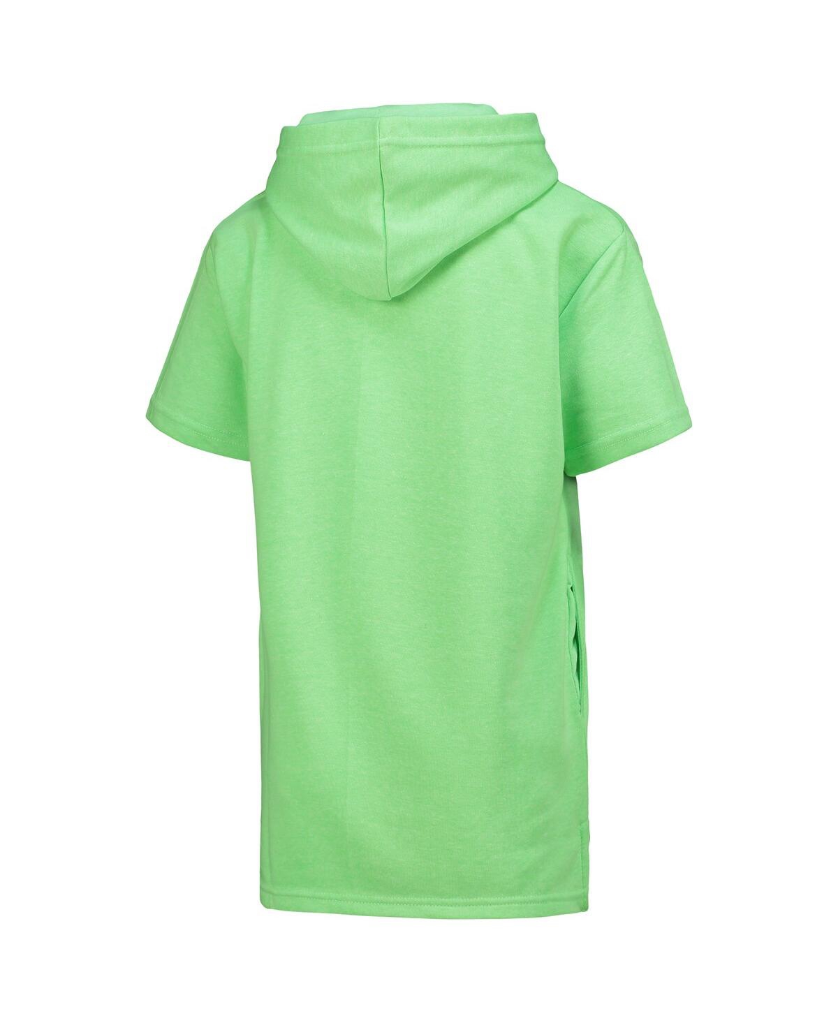 Shop Outerstuff Big Boys Green Miami Hurricanes Game On Neon Daze Hoodie T-shirt