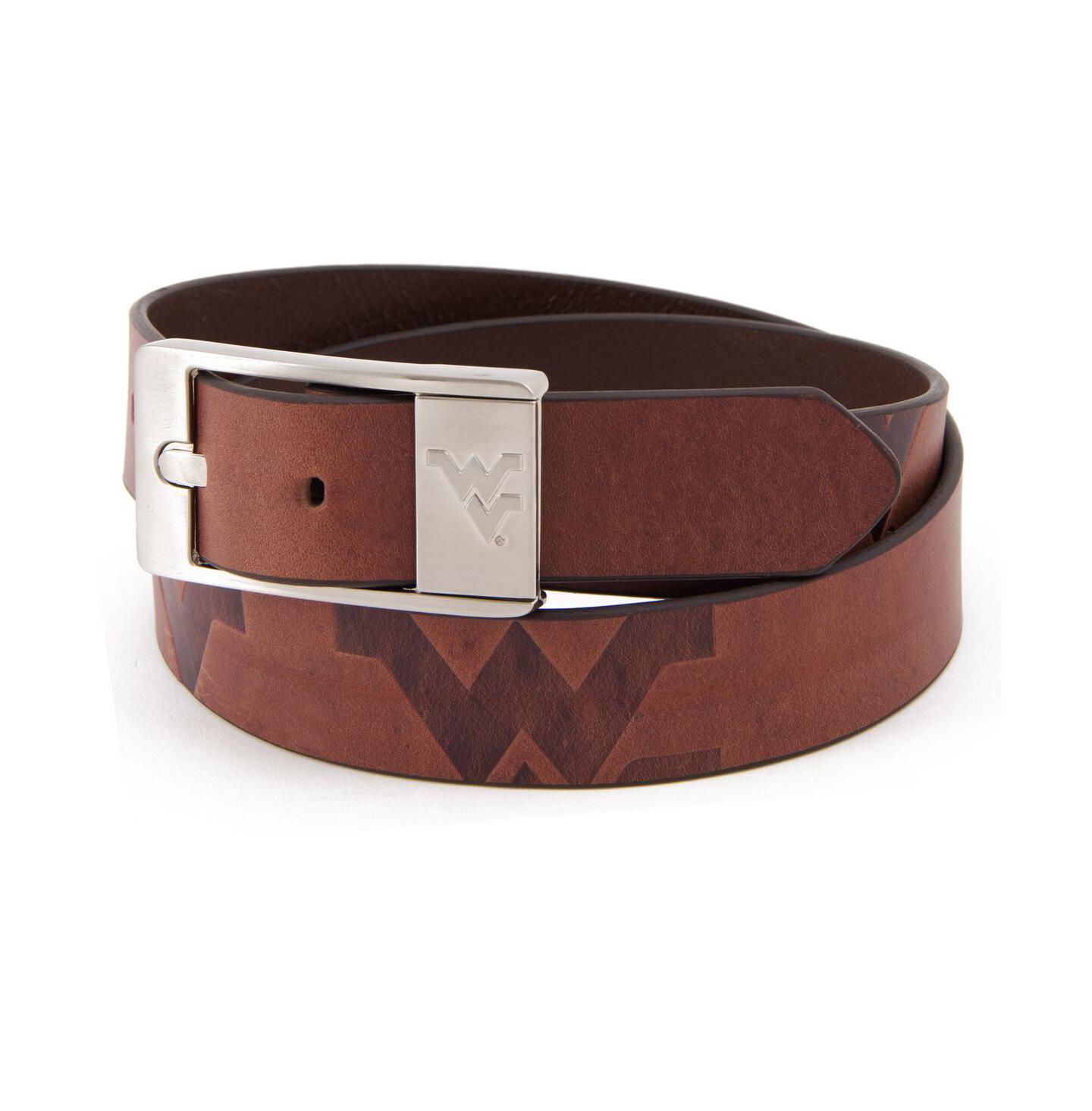 Мужской ремень Eagles Wings West Virginia Mountaineers Brandish Belt — фото 1