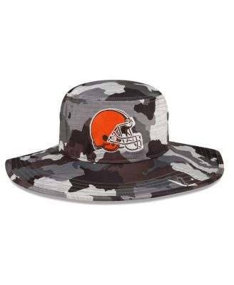 Men's Camo Cleveland Browns 2022 NFL Training Camp Official Panama Bucket Hat