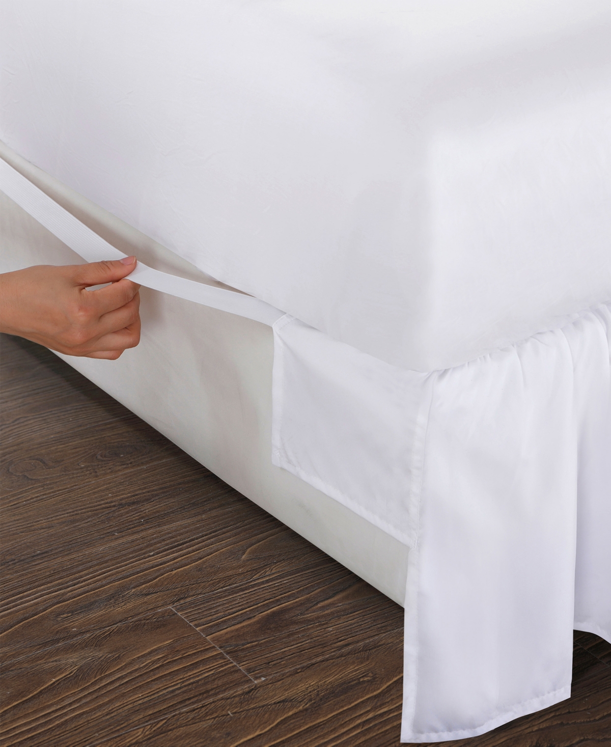 Bed Maker's Magic Skirt Ruffled Bedskirt