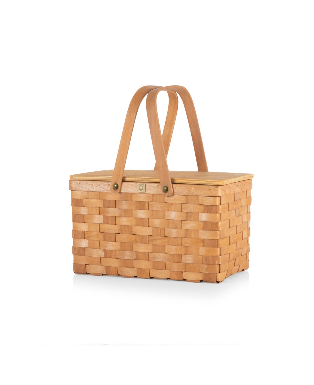 Poppy 2 Piece Personal Picnic Basket - Beige