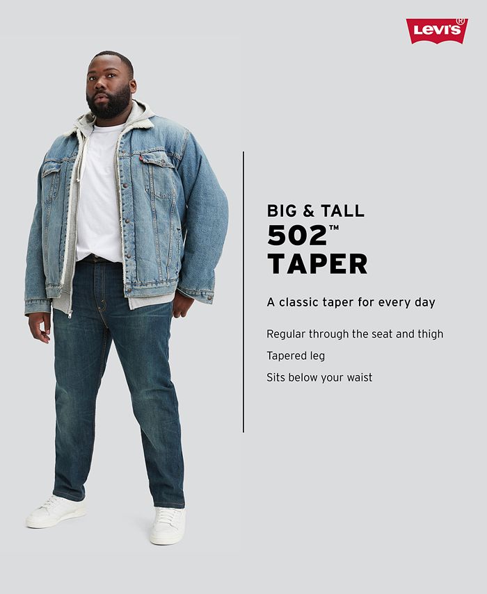 Levi's Men's Big & Tall 502™ Flex Taper Stretch Jeans - Macy's