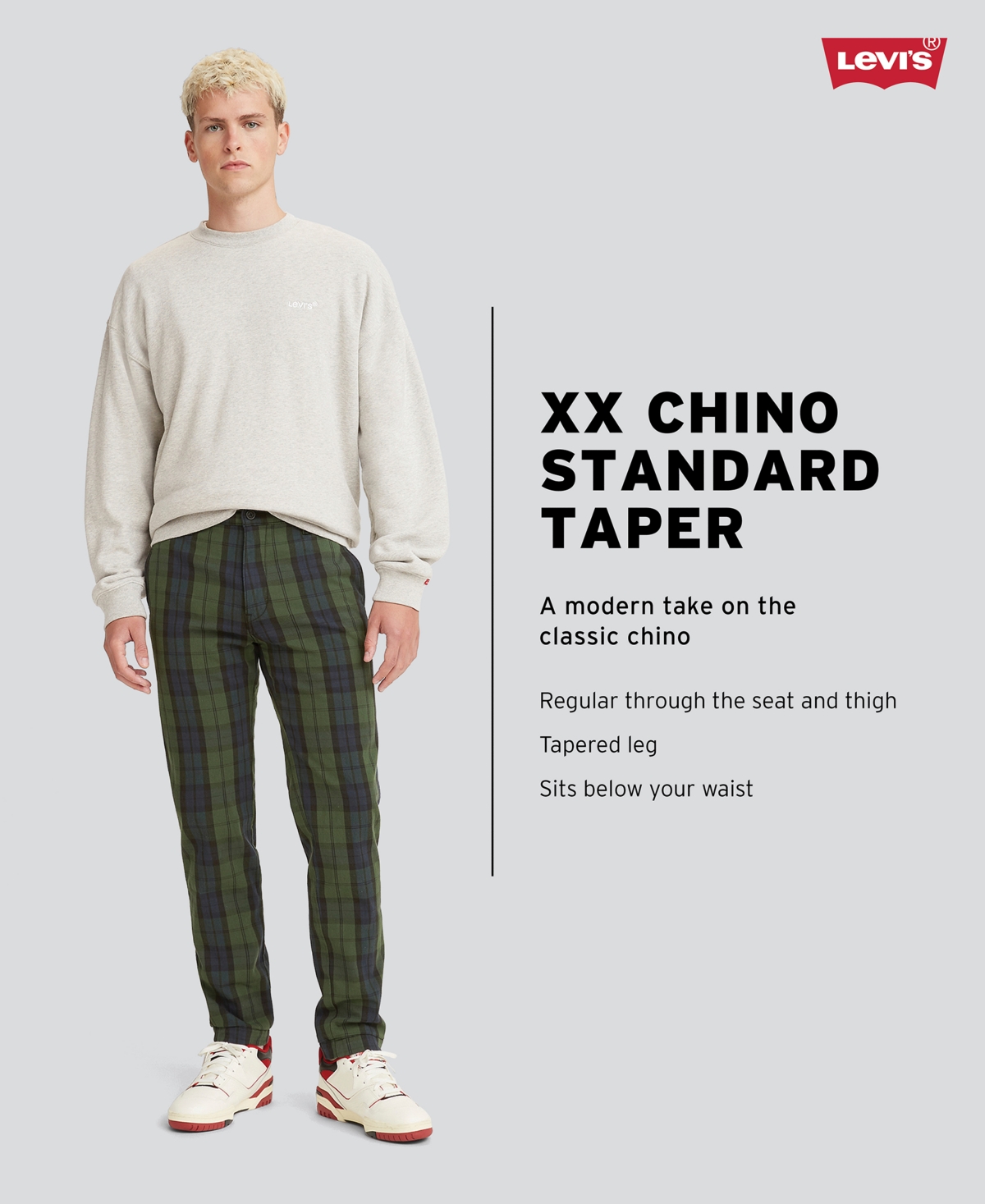 Shop Levi's Men's Xx Chino Standard Taper Fit Stretch Pants In Allspice