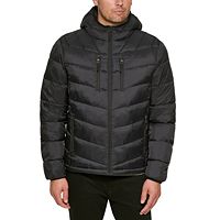 Club Room Men's Chevron Quilted Hooded Puffer Jacket (Various)