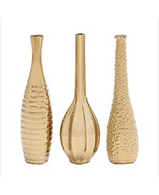 Ceramic Glam 3 Piece Vase Set