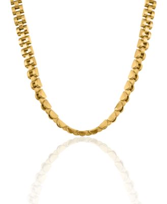 Timepiece Necklace in 18K Gold- Plated Brass