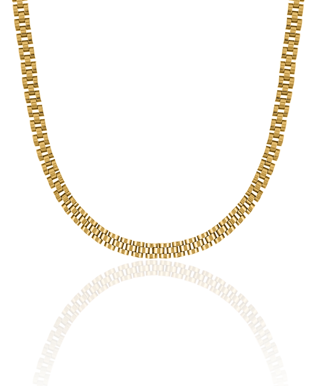 Timepiece Necklace in 18K Gold- Plated Brass - Gold