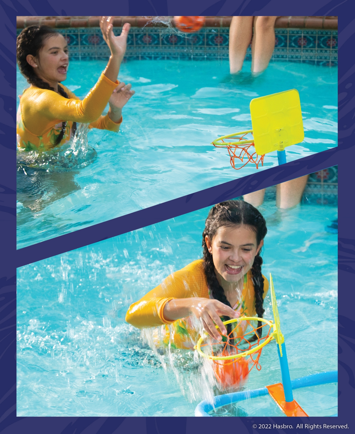 Nerf Super Dunk It Pool Hoops Set In Multicolor