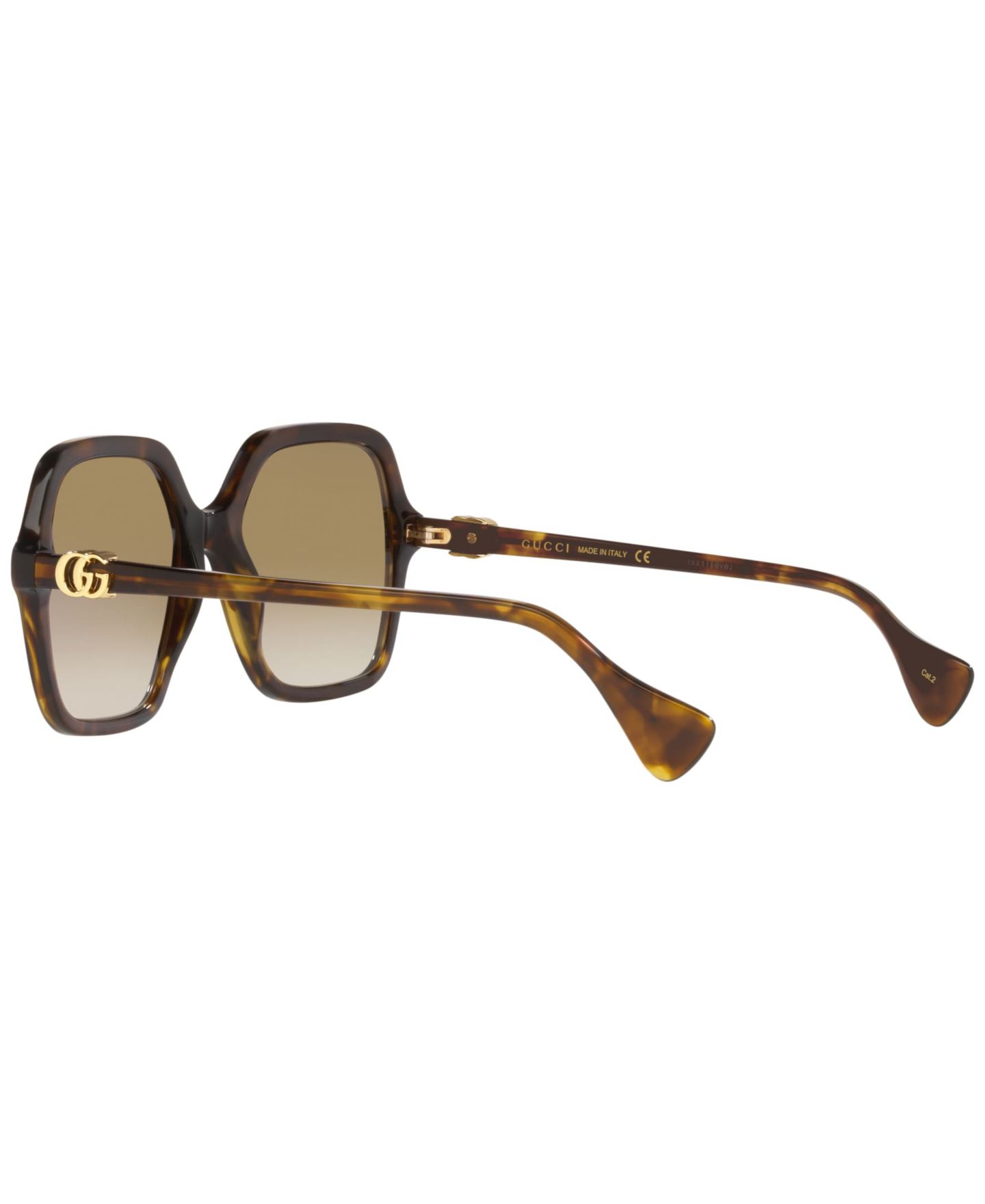 Женские солнцезащитные очки Gucci GG1072S, цвет: Коричневый — фото 5