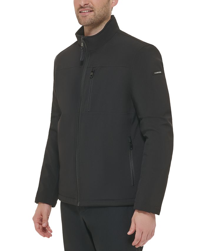 Calvin Klein Men's Sherpa Lined Classic Soft Shell Jacket & Reviews