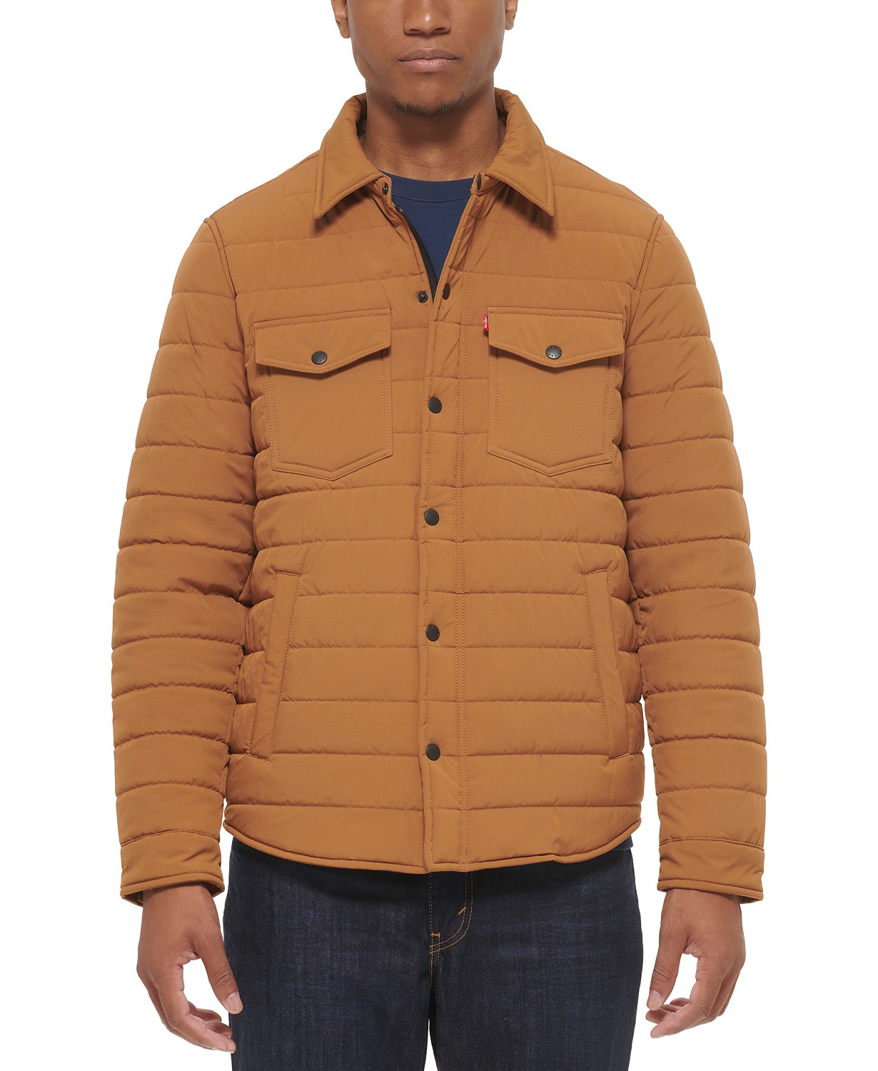 Mens Quilted Shacket