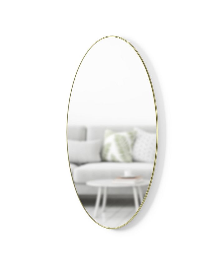 Umbra DNUHubba Oval Mirror, 36.25" x 24.38" Macy's