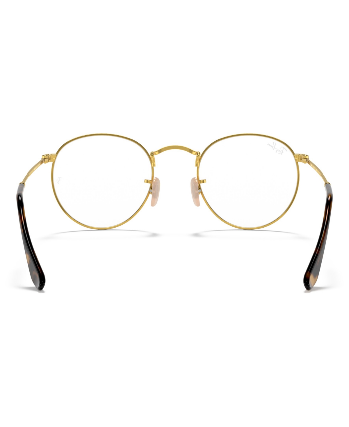 Ray Ban Rx3447v Unisex Round Eyeglasses In Tortoise