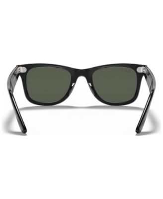 Unisex Polarized Low Bridge Fit Sunglasses, RB2140F ORIGINAL WAYFARER CLASSIC 54